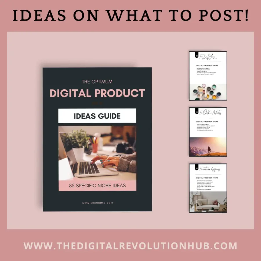 The Optimum Digital Product Ideas Guide 4