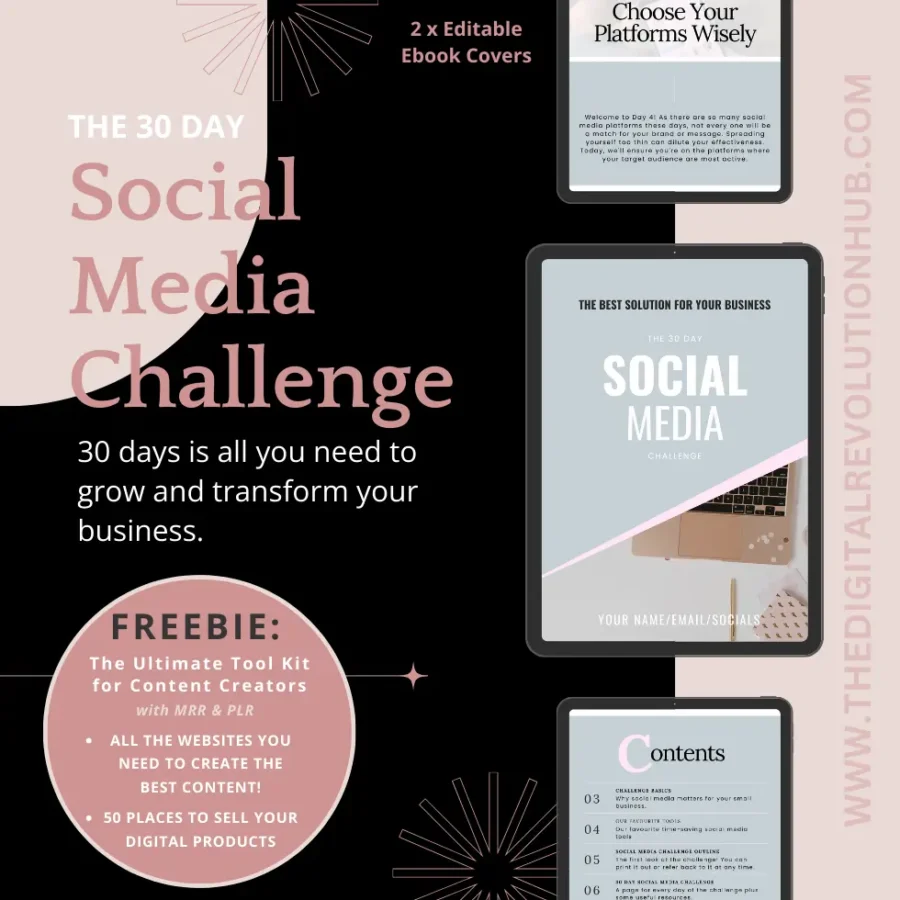 The 30 Day Social Media Challenge 1